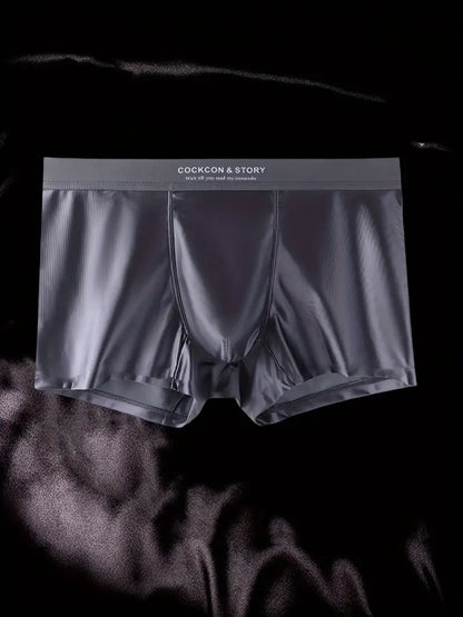 4 Boxers en Tela Sólida y Transpirable con Diseño Antideslizante portan solo  👇