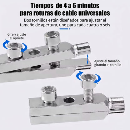 Herramienta de precisión ajustable para fontanería y ensamblaje mecánico