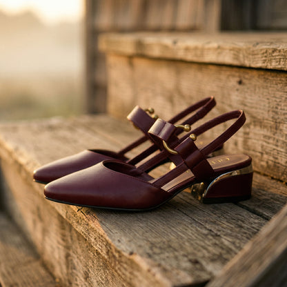 Tacones Destello Plateado