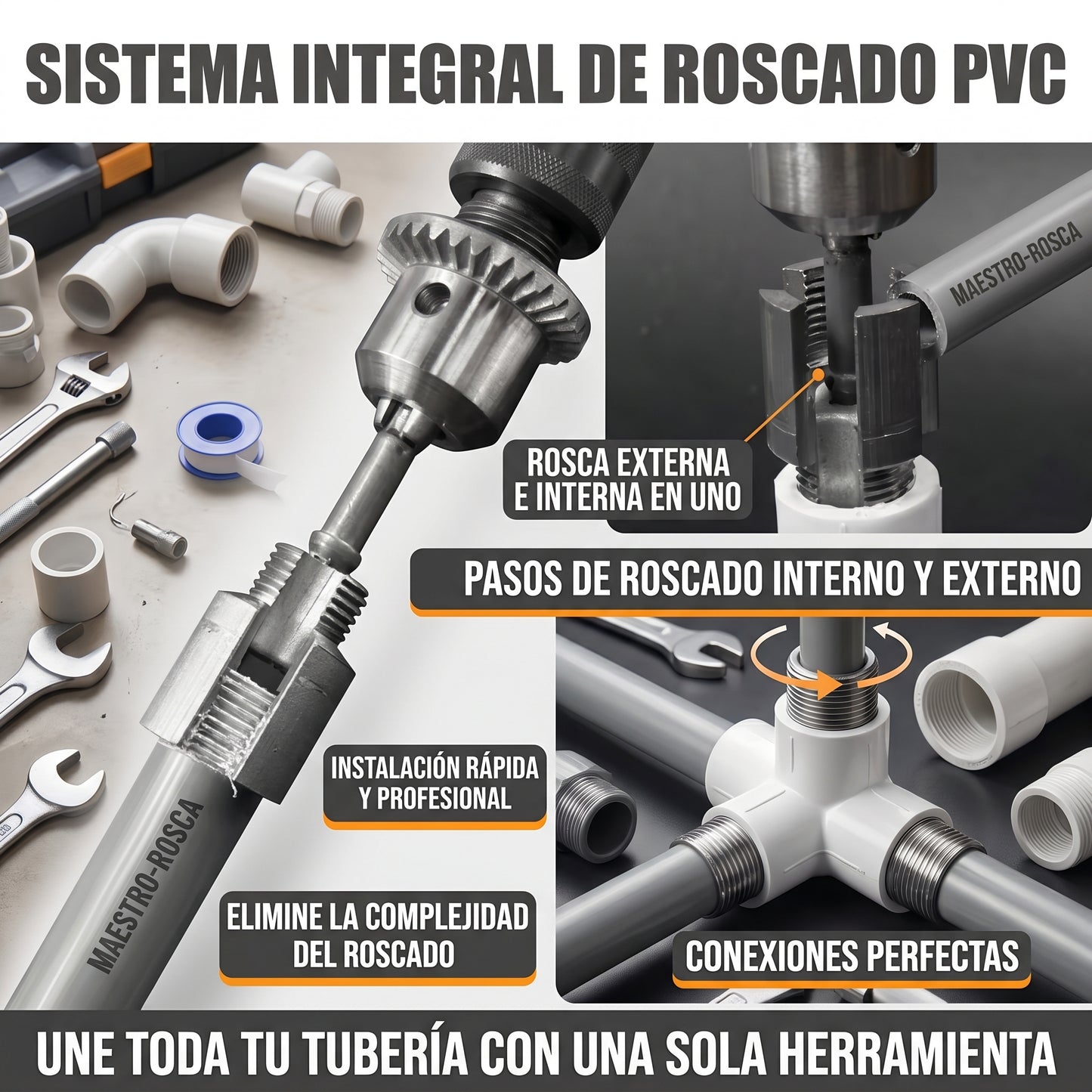 RESTAURACIÓN DE ROSCAS Y UNIÓN INTEGRAL DE TUBERÍAS