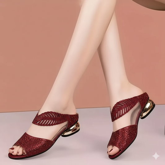 Sandalias Serenidad Escarlata