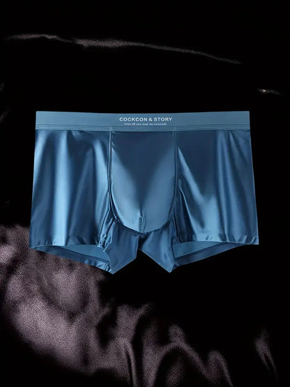 4 Boxers en Tela Sólida y Transpirable con Diseño Antideslizante portan solo  👇