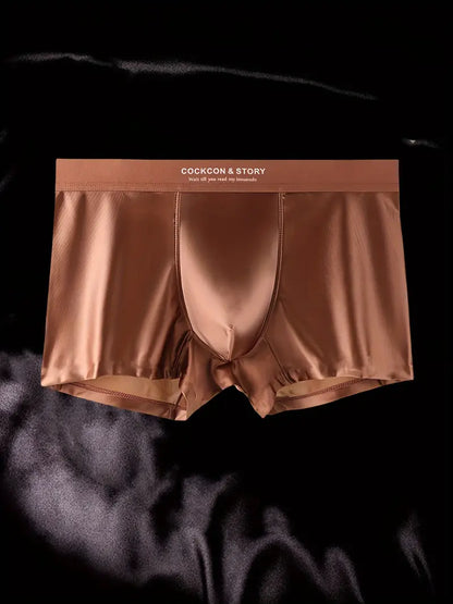 4 Boxers en Tela Sólida y Transpirable con Diseño Antideslizante portan solo  👇